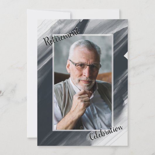 Uitnodiging voor pensioenviering (Voorkant)