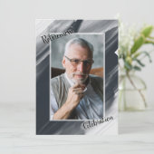 Uitnodiging voor pensioenviering (Staand voorkant)