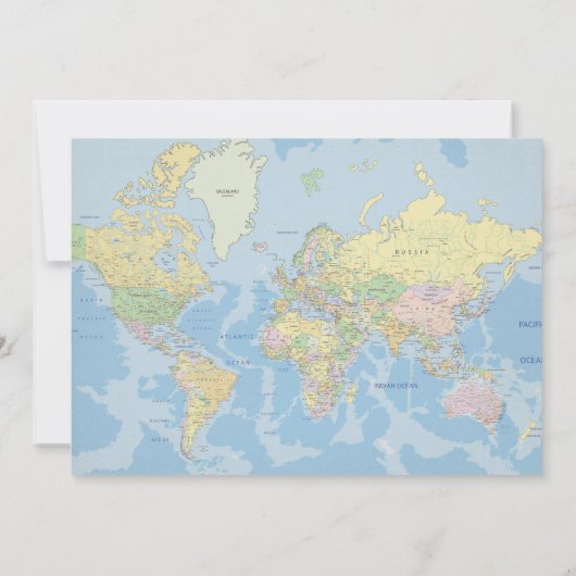 Uitnodiging voor pensionering met vliegtuig (Achterkant)