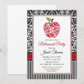 Uitnodiging voor pensionering van leerkrachten (Voorkant / Achterkant)