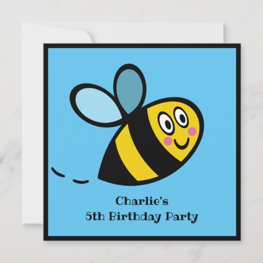 Uitnodiging voor persoonlijk gebruik van Bumblebee (Voorkant)