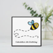 Uitnodiging voor persoonlijk gebruik van Bumblebee (Staand voorkant)