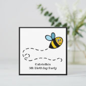 Uitnodiging voor persoonlijk gebruik van Bumblebee (Staand voorkant)