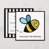Uitnodiging voor persoonlijk gebruik van Bumblebee (Voorkant / Achterkant)