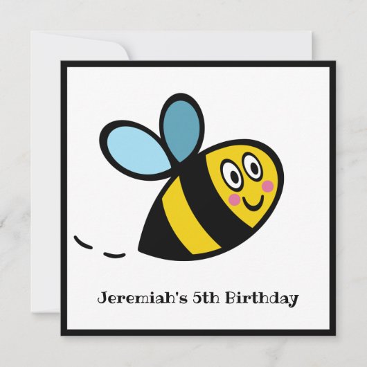 Uitnodiging voor persoonlijk gebruik van Bumblebee (Voorkant)