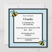 Uitnodiging voor persoonlijk gebruik van Bumblebee (Achterkant)