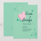 Uitnodiging voor persoonlijk huwelijk (Voorkant / Achterkant)