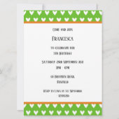 Uitnodiging voor persoonlijke feestdagen en Baby (Achterkant)