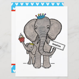 Uitnodiging voor persoonlijke feestdagen en Baby