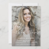 Uitnodiging voor persoonlijke foto-Bridal (Voorkant)