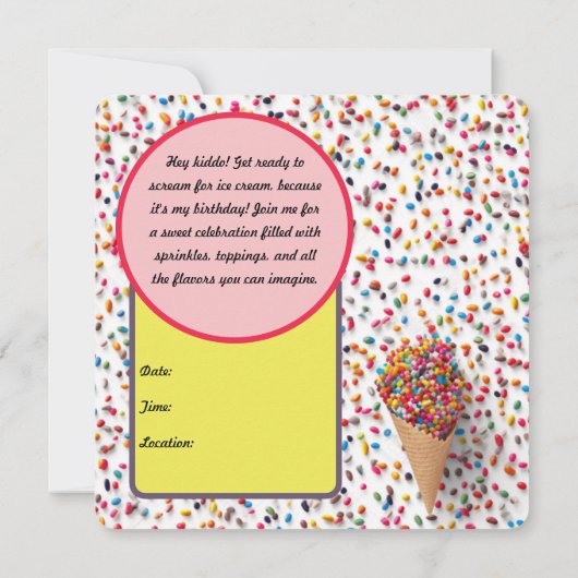 Uitnodiging voor persoonlijke ijsklok (Achterkant)