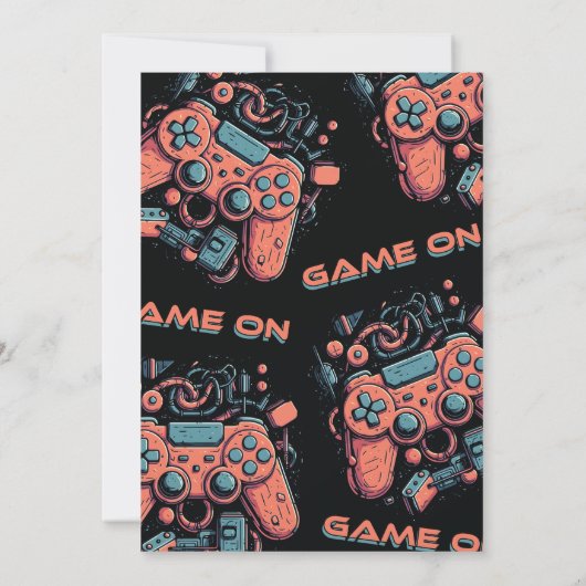 Uitnodiging voor persoonlijke kinderen op zaterdag (Achterkant)