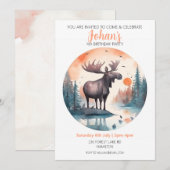 Uitnodiging voor persoonlijke kinderen op zaterdag (Voorkant / Achterkant)