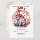 Uitnodiging voor persoonlijke kinderen op zaterdag (Voorkant / Achterkant)