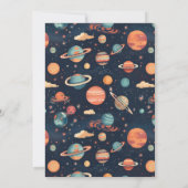 Uitnodiging voor persoonlijke kinderen op zaterdag (Achterkant)