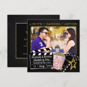 Uitnodiging voor persoonlijke Movie Star (Voorkant / Achterkant)