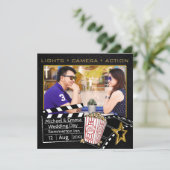 Uitnodiging voor persoonlijke Movie Star (Staand voorkant)