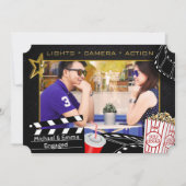 Uitnodiging voor persoonlijke Movie Star (Voorkant)