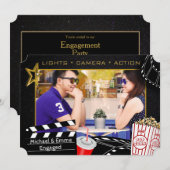 Uitnodiging voor persoonlijke Movie Star (Voorkant / Achterkant)