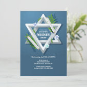 Uitnodiging voor Pesach Seder (Staand voorkant)