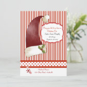 Uitnodiging voor Pet van Santa (Staand voorkant)