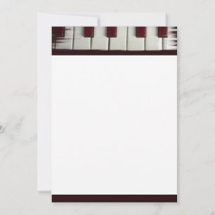 Uitnodiging voor piano Keys