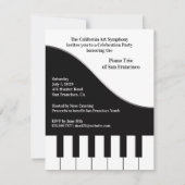 Uitnodiging voor pianoconcert (Voorkant)