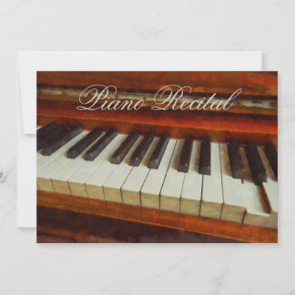 Uitnodiging voor pianorecital