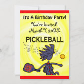 Uitnodiging voor Pickleball Party (Voorkant)