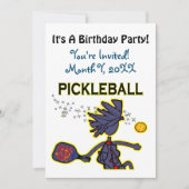 Uitnodiging voor Pickleball Party (Voorkant)