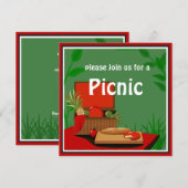 Uitnodiging voor Picnic Basket (Voorkant / Achterkant)