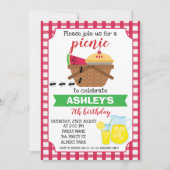 uitnodiging voor picnic Birthday (Voorkant)