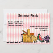 Uitnodiging voor Picnic Dieven (Voorkant)