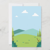 Uitnodiging voor Picnic Scene (Achterkant)