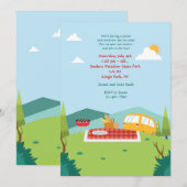 Uitnodiging voor Picnic Scene (Voorkant / Achterkant)