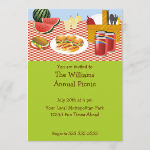 Uitnodiging voor Picnic Time