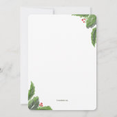 Uitnodiging voor Pine and Berries (Achterkant)