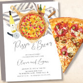 Uitnodiging voor Pizza & Brew Engagement Party