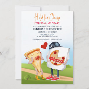 Uitnodiging voor Pizza Bridal Shower