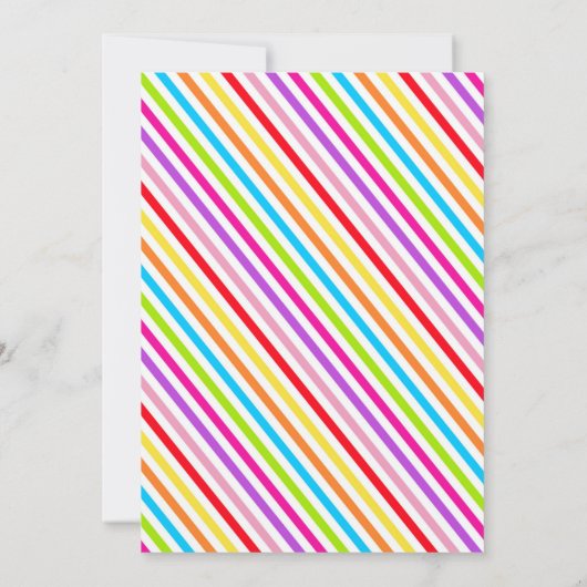 Uitnodiging voor Pizza- en Pyjamafeestje (Achterkant)