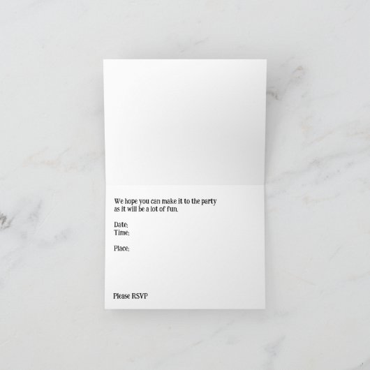 Uitnodiging voor Pizza Verjaardagsfeest voor Kinde (Binnen)