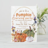 Uitnodiging voor planningsgroep pompoenen plukken (Staand voorkant)