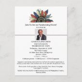 uitnodiging voor politieke campagne fondsenwerving (Voorkant)