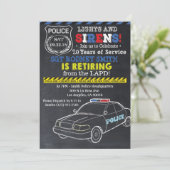 Uitnodiging voor politiepensioen (Staand voorkant)