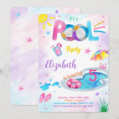 Uitnodiging voor pool (Voorkant / Achterkant)