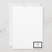 Uitnodiging voor poolpartijen (Achterkant)