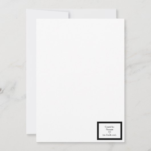 Uitnodiging voor poolpartijen (Achterkant)