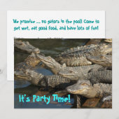 Uitnodiging voor poolpartijen (Voorkant / Achterkant)