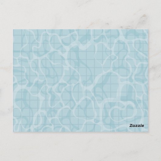 Uitnodiging voor poolpartijen (Achterkant)