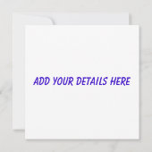 Uitnodiging voor poolpartijen (Achterkant)